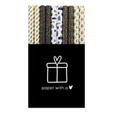 Collection de papier de betteraves en papier cadeau Rotolux, 50 rouleaux