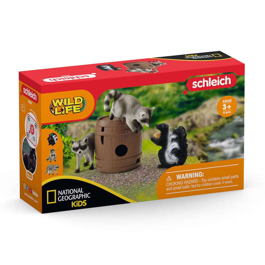 Schleich Wild Life jugando placer con los animales de bosques de Noot 42532