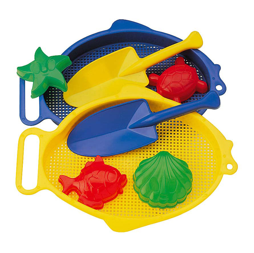 Androni beach set with sieve