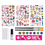 Set di tatuaggi glitter besties