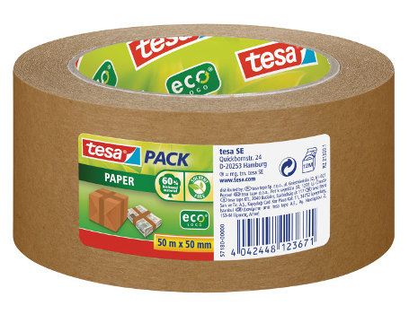 Tesa Verpakkingstape bruin 1 x 50m x 50mm