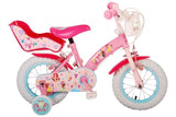 Disney Princess Kinderfiets Meisjes 12 inch Roze Twee Handremmen