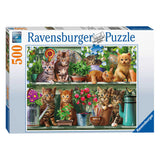 Ravensburger -Puzzle Kätzchen im Rack 500st.