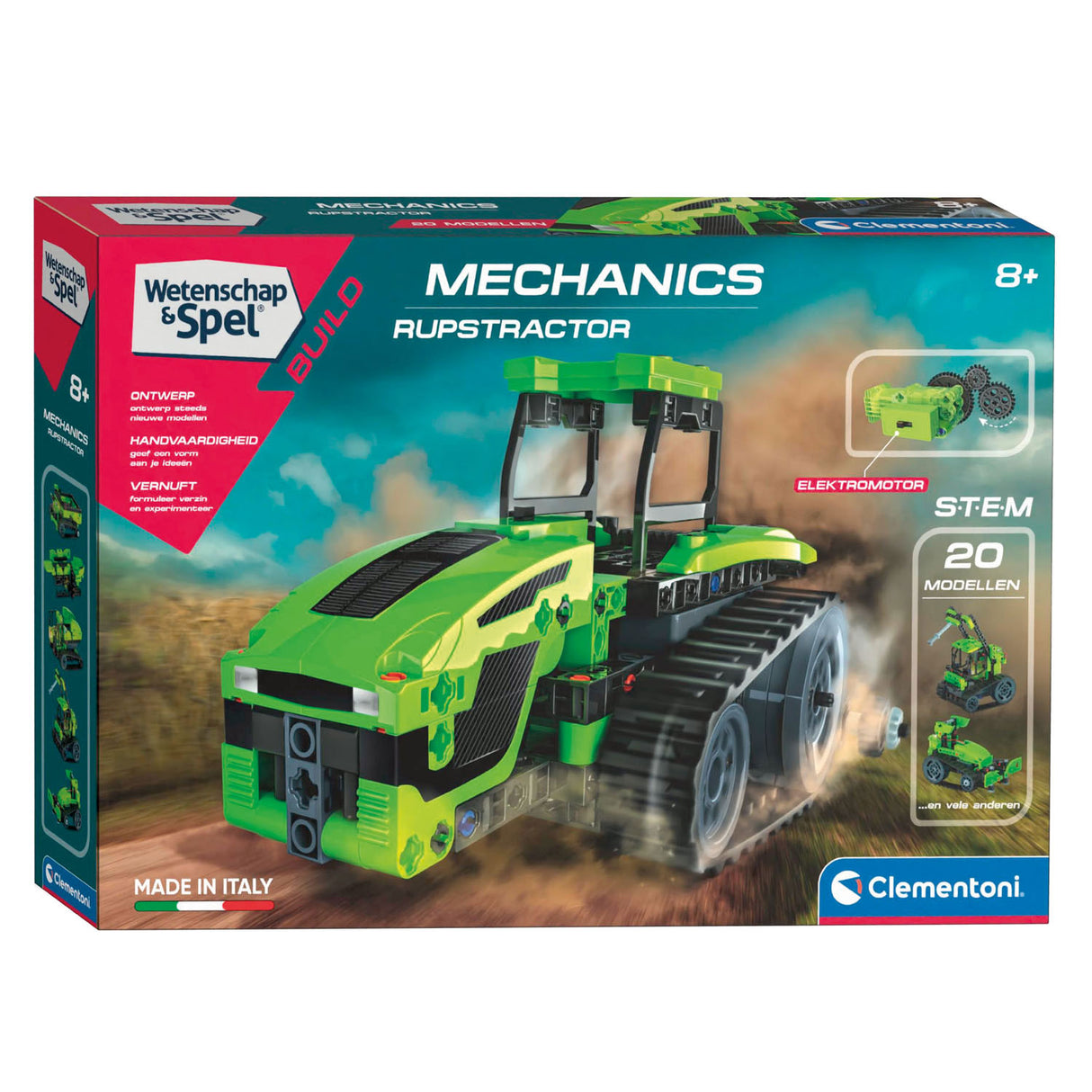 Clementoni Science Game Mechanics Crawler Tractor