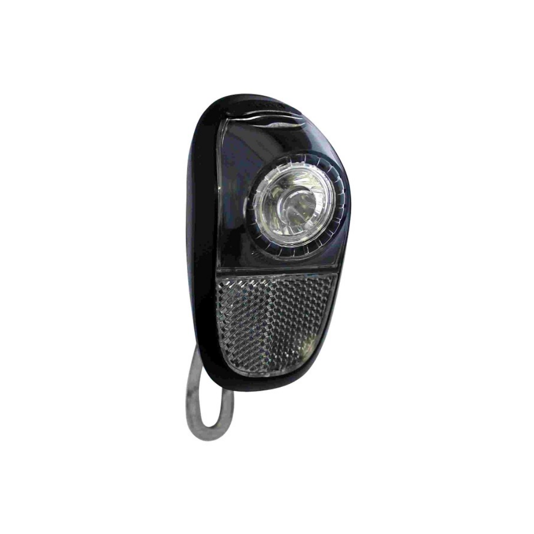 Marwi LED headlight Mobile Smoke Black. incl. batteries (workshop packaging)