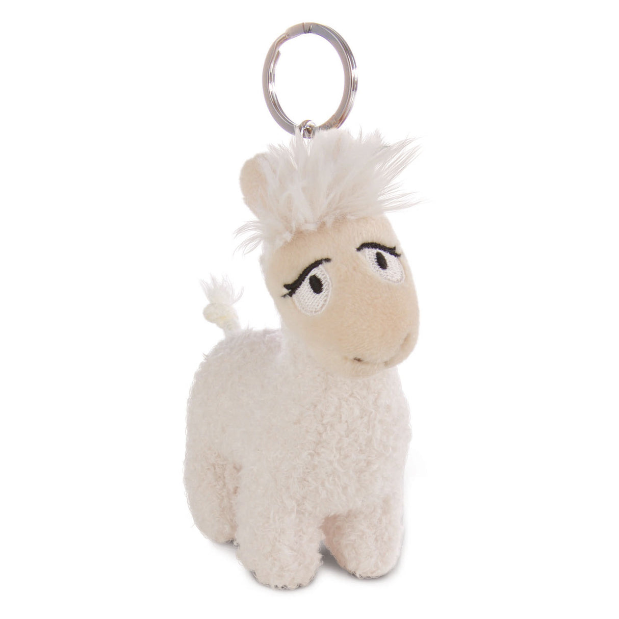 Nici Pluchen Keychain Lama Lady, 10 cm