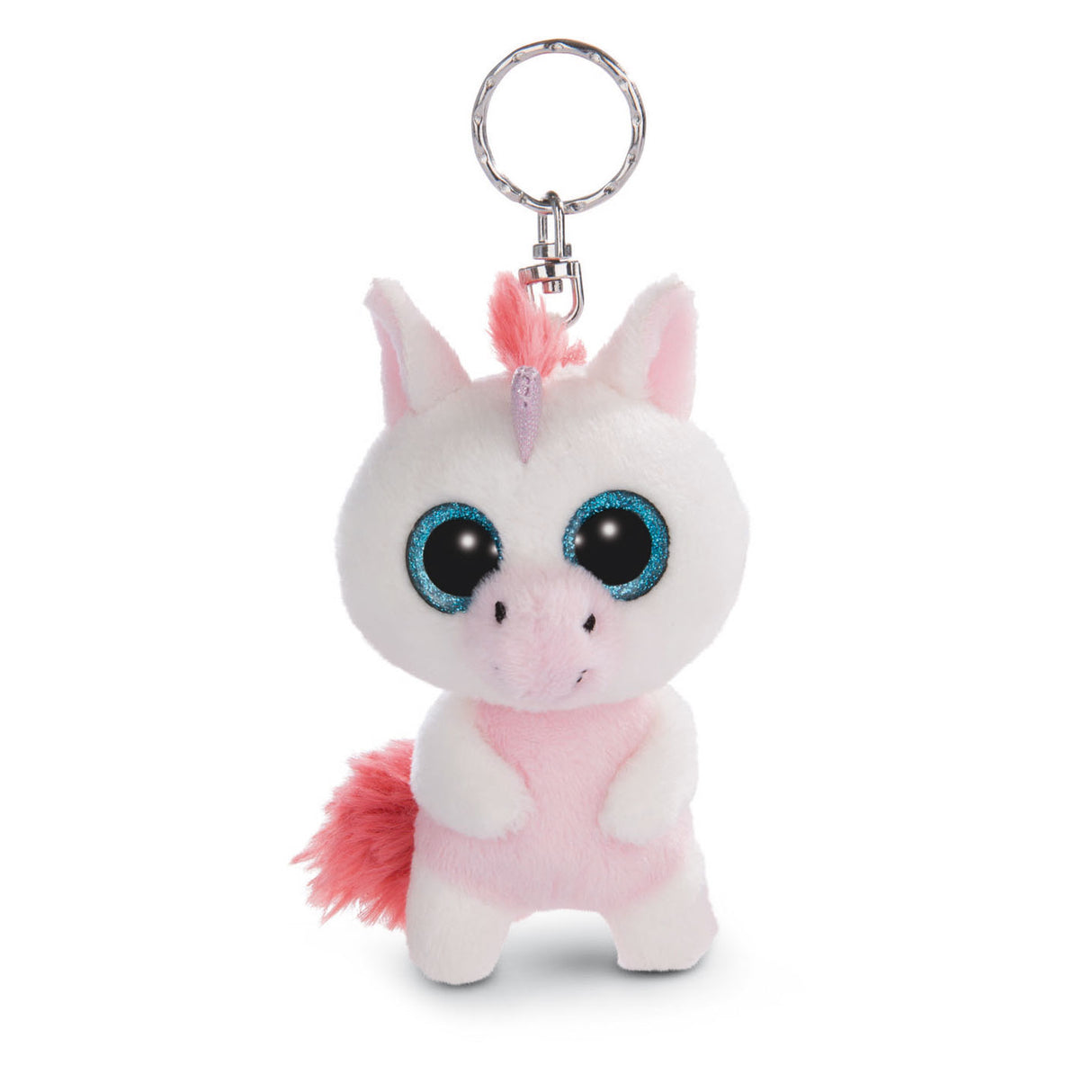 Nici Glubschis Pluchen Keychain Eenhoorn milchfrei, 9 cm