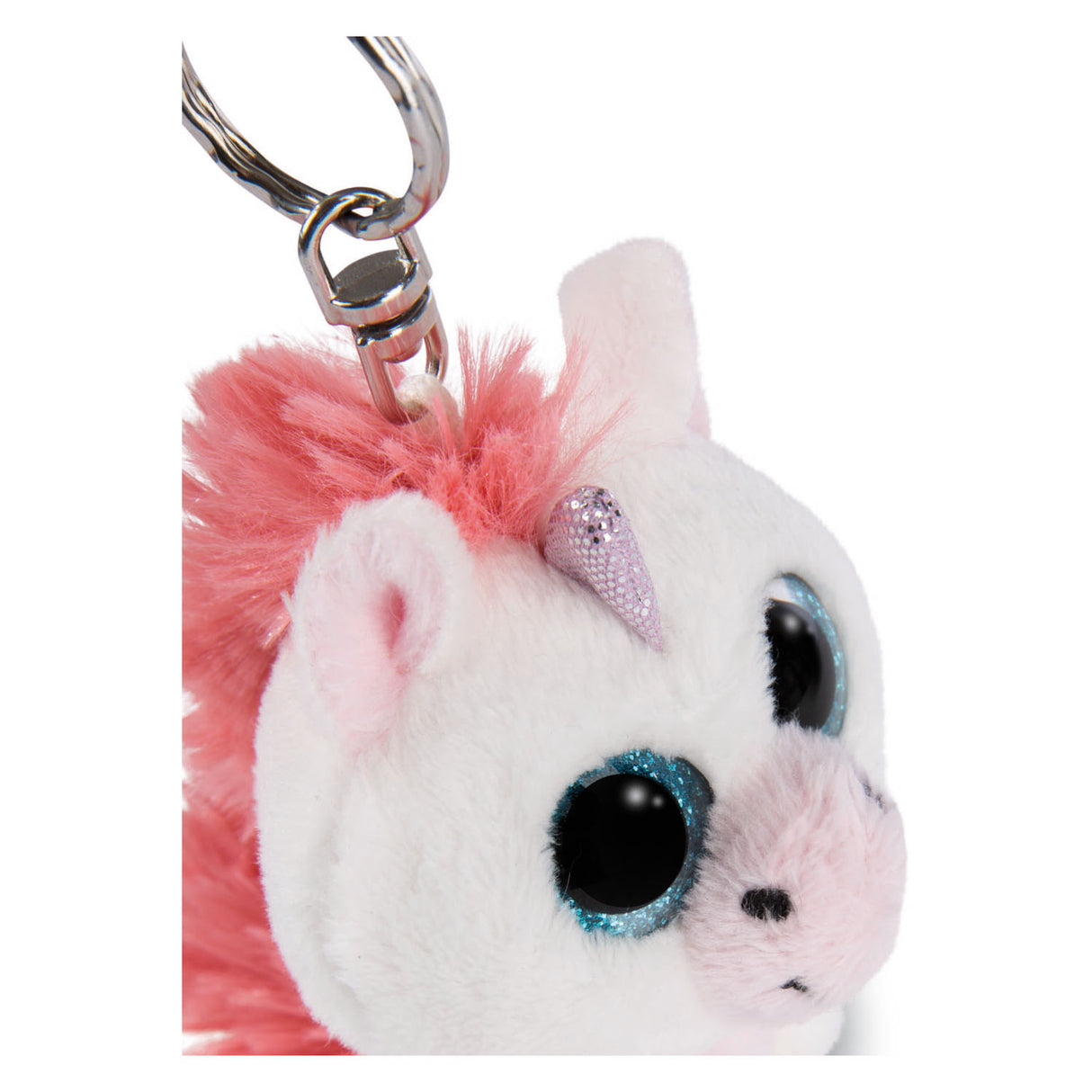 Nici Glubschis Pluchen Keychain Eenhoorn milchfrei, 9 cm