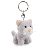 Nici Pluchen Keychain Kat für immer Freunde in Geschenkbox, 6 cm