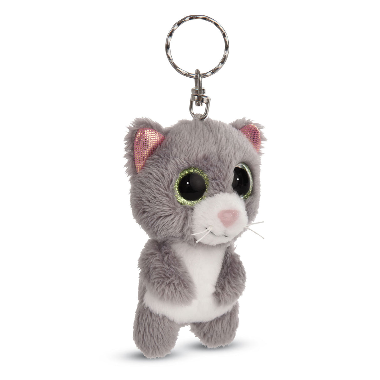 Nici Glubschis Pluchen Keychain Kat Grey Felinja, 9cm