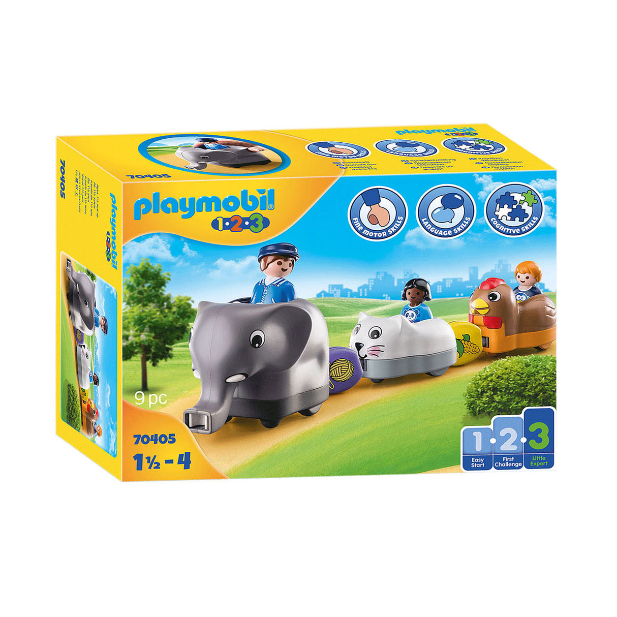 Playmobil 1.2.3. Živalski vlak 70405