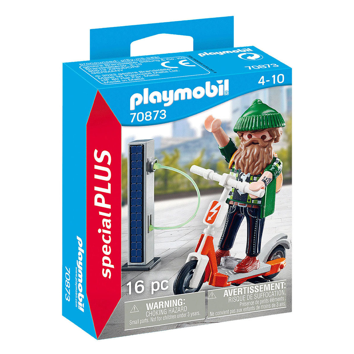 Playmobil Specials Hipster med e-scooter 70873