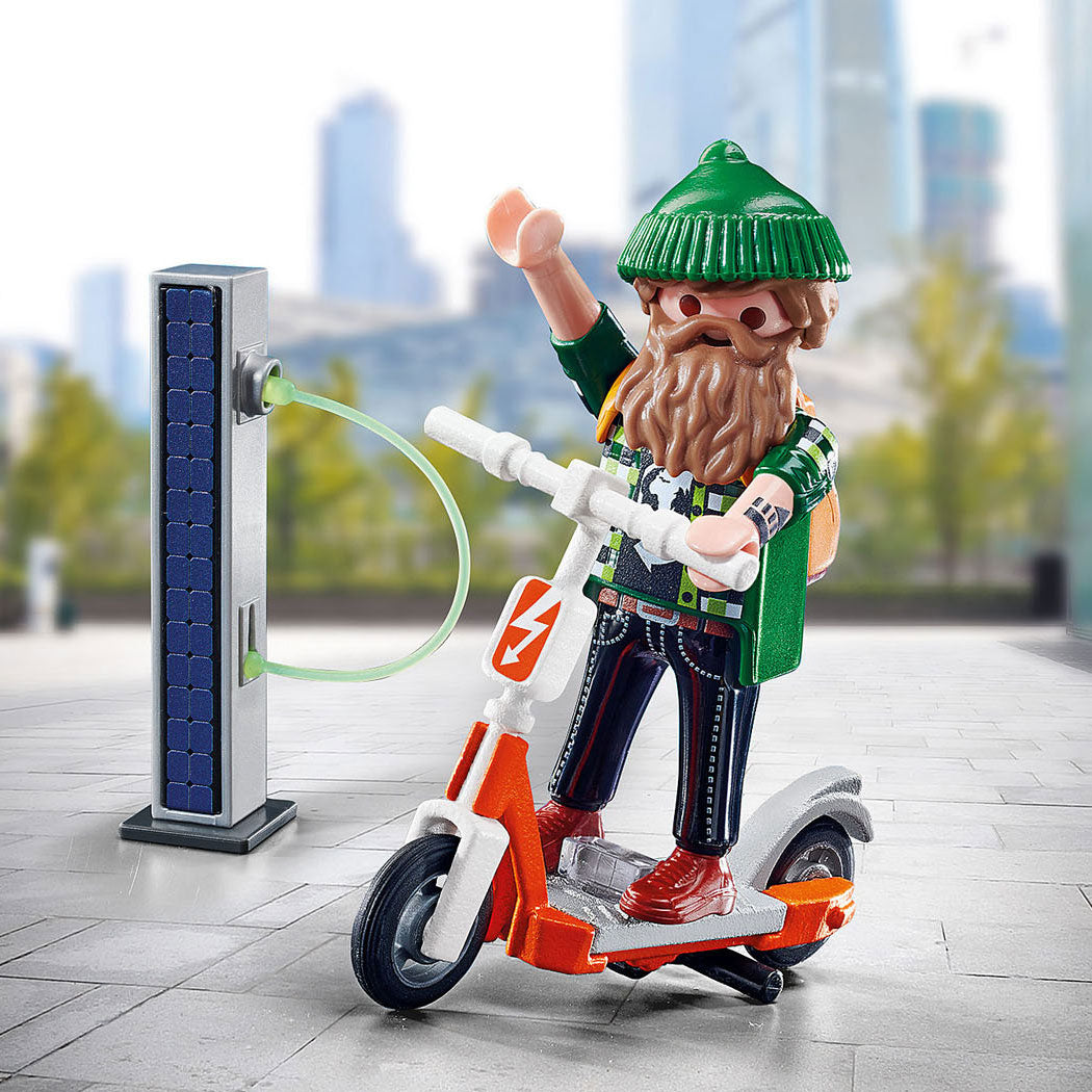 Playmobil Specials Hipster med e-scooter 70873