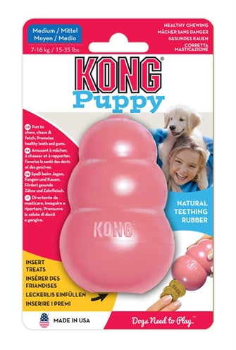 Kong Puppy roze of blauw assorti