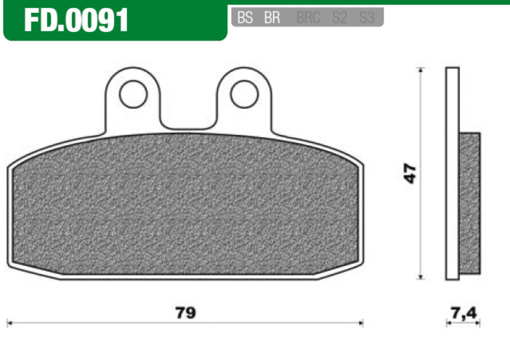 NEWfren Brake Block Juego FD0091