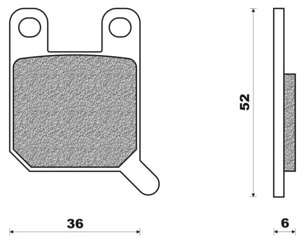 Zavorni blok Newfren Set FD0142