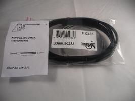 Cable set coupling universal 2.00m black