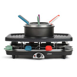 Livoo Livoo Gourmetel, Grillplatte und Fonden Set 3-in-1 8 Personen 1100 W