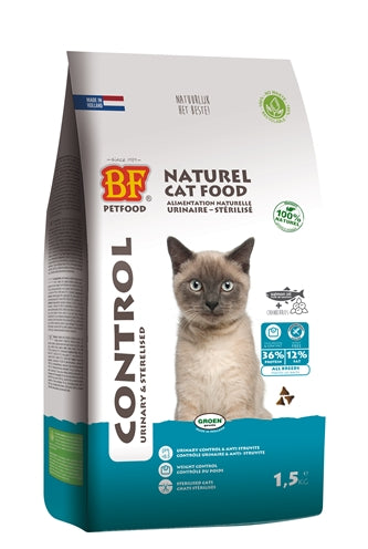 BF Petfood Premium Quality Kat Control Urinary Steriliserad