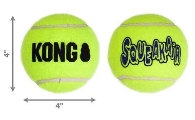 Kong squeakair tenis bola amarillo con pitido