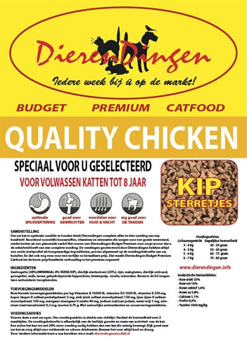 Budget Premium Catfood Quality Huhn