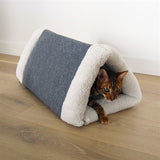 Rosewood Cat Basket Snuggle Plush 2 i 1 Pyramid -tæppe