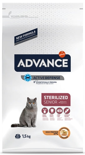 Advance Cat Sterilised Sensitive Senior 10+