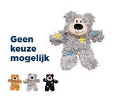 Kong Caties Softies Patchwork Bear Assorti