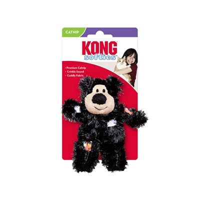 Kong Caties Softies Patchwork Bear Assorti