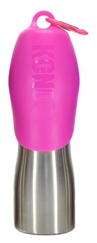 Kong H2o drinkfles rvs roze