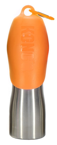 Kong H2o drinkfles rvs oranje