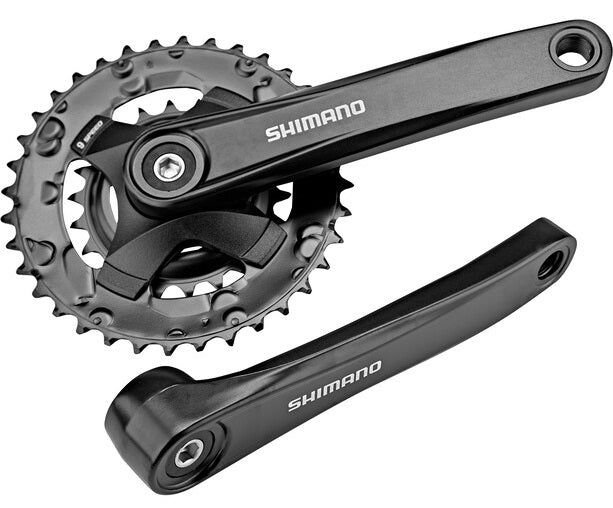 Shimano Crankset FC-MT101 9-rychlostní 36x22 zub 175 mm černá