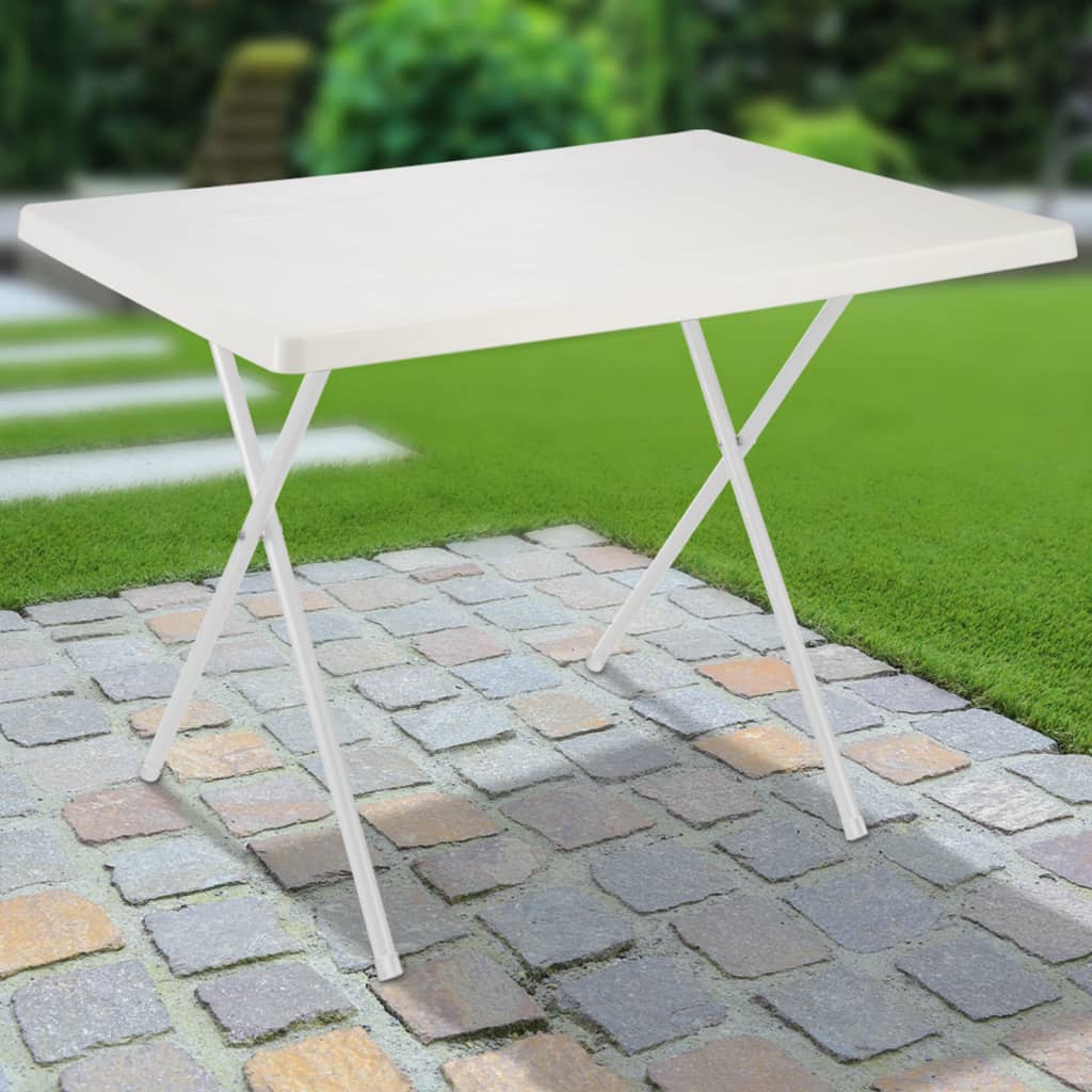 Hallo Camping -Tabelle faltbare einstellbare 80x60x51 61 cm Weiß