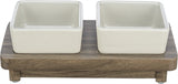 Trixie Food Bowl Set Set Citystyle Ceramic Grey Brown