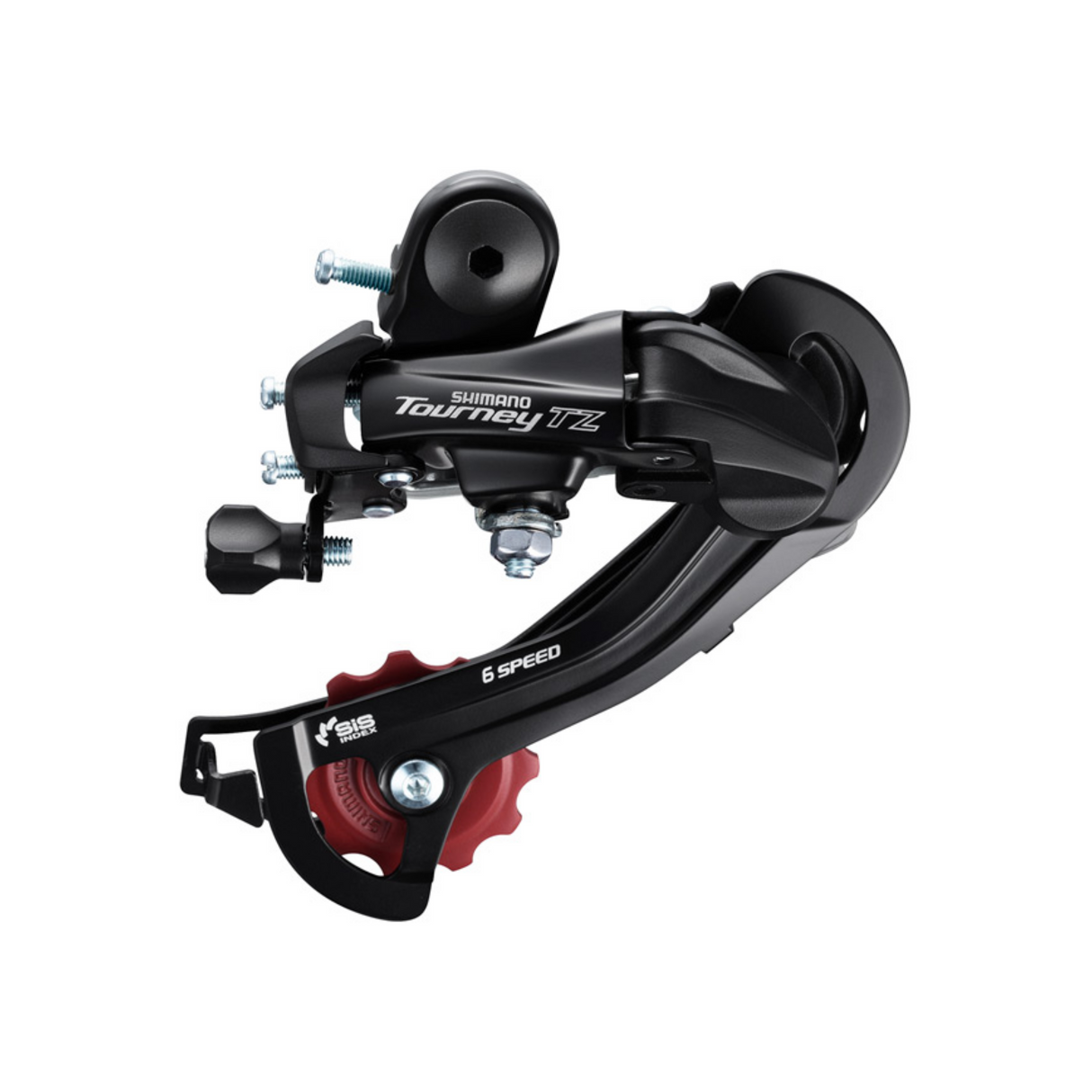 Shimano Turnier Rd TZ500 GS Achetderailleur, 6-Gang-Versammlung an Asche.