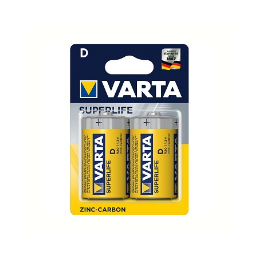 Varta batterij superlife r20 d mono kaart a 2