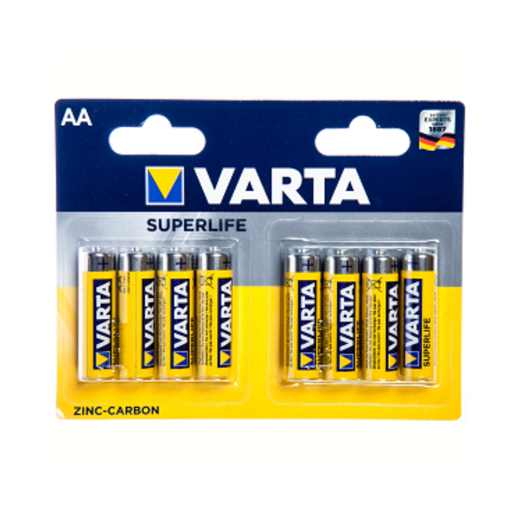 Varta baterije AA Superlife R06 1,5V Zink-O-Ogr 8 kosov