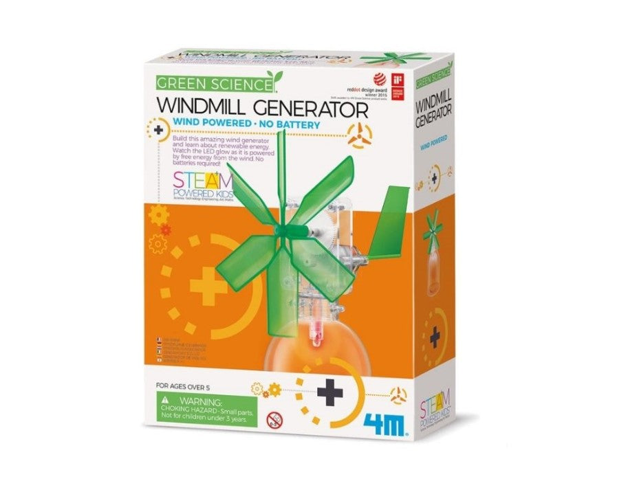 4m KidzLabs Green Science DIY Windmühle