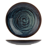 Gemütliche trendige, gemütliche trendige Dessertboard Atlantis 6 ST Kreismuster Ø21,5 cm Blau