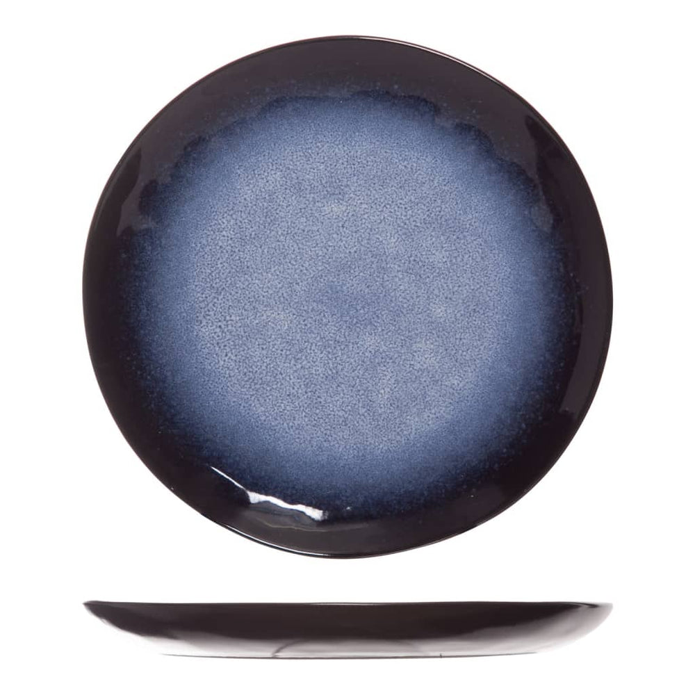 Gemütliche trendige, gemütliche trendige Dessertboard Sapphire 6 Sts Ø20 cm Saphirblau