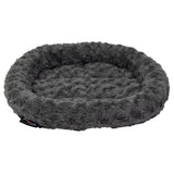 Jack und Vanille -Jack und Vanille -Haustierkorb Softy XS 45x40x7 cm Rosette grau