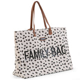 Childhome Childhome Care Bag Family Bag Leopardenmotiv Leinwand