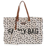 Childhome Childhome Care Bag Family Bag Leopardenmotiv Leinwand