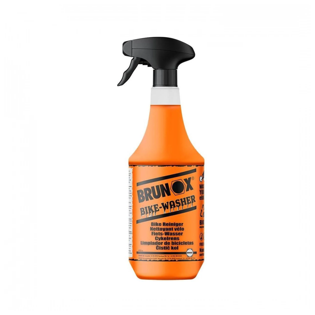 Brunox Bike Washer 1L. Nettoyant de vélo biodégradable. Peut également être utilisé sur les vélos électriques