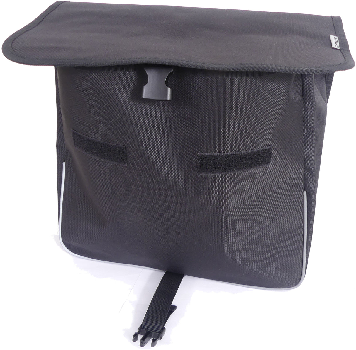 Edge Doppelfahrradbeutel Basic Shopper 32 Liter 32 x 38 x 13 cm (2x) Schwarz