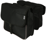 Edge Doppelfahrradbeutel Basic Shopper 32 Liter 32 x 38 x 13 cm (2x) Schwarz