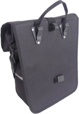 Kantcykelpose fritid 18 liter 48 x 30 x 15 cm sort