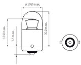 Bosma Lamp 6V-10W BA15S