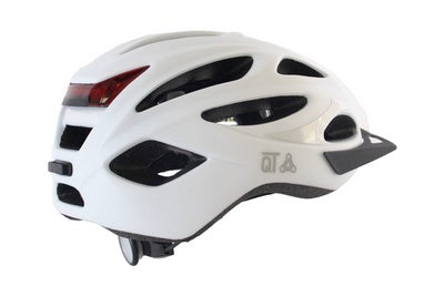 Qtcychectech QT Cycle Tech Helm Urban 58-62 cm Mat White LED LED 2810373