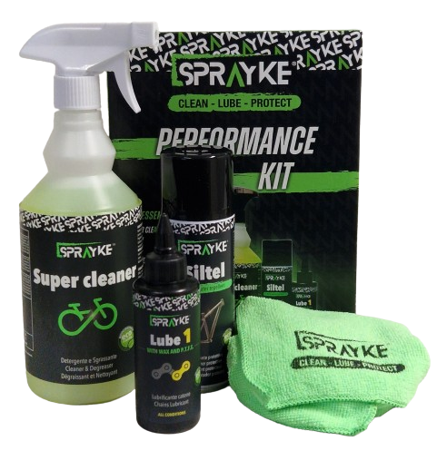 Sprayke sprayke bicycle maintenance package clean, lubricate and clean